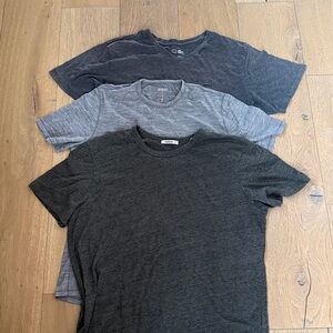 Bundle Buck mason, proof, rvca t shirts all size L